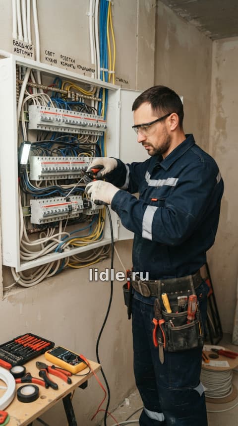 Электромонтаж Мариуполь услуги электрика любой сложности